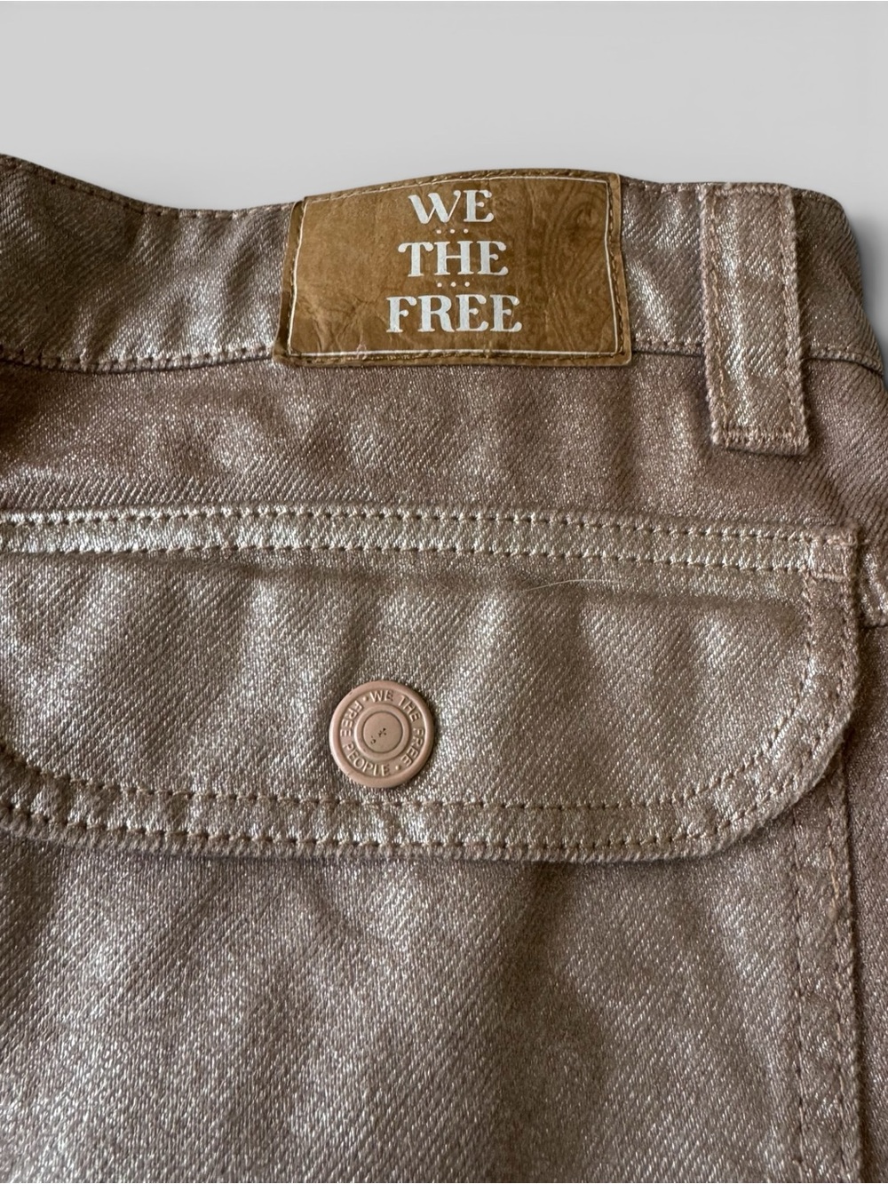 Free People Metallic Cargo Barrel
Jeans - Picture 9 of 10